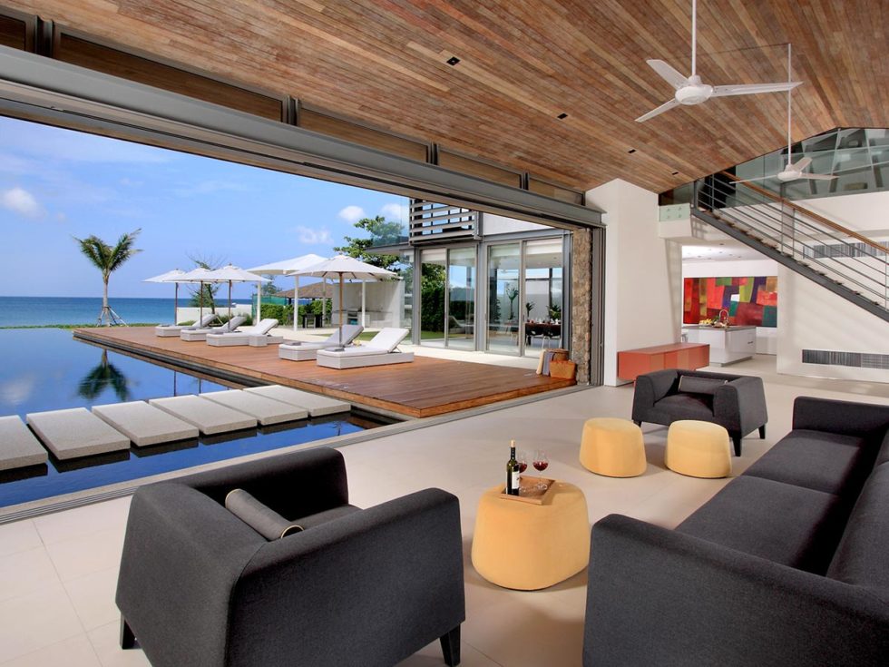 Villa Amarelo living area